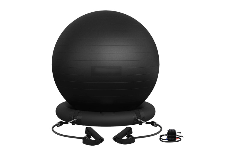 Werkseitig angepasster Fitness-PVC-Yogaball, umweltfreundlich