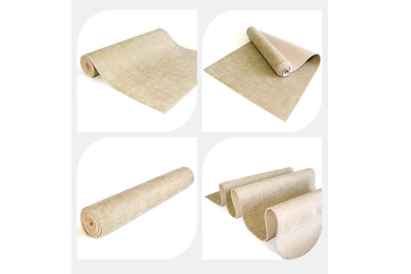 Natürliche Jute-PVC-Yoga-Matte