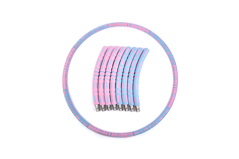 Umweltfreundlicher rosa/blauer Hula Hoop