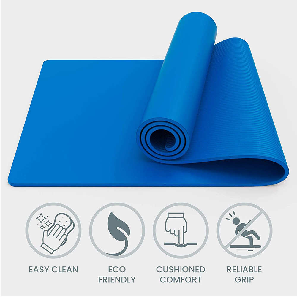 Dicke blaue NBR-Yogamatte