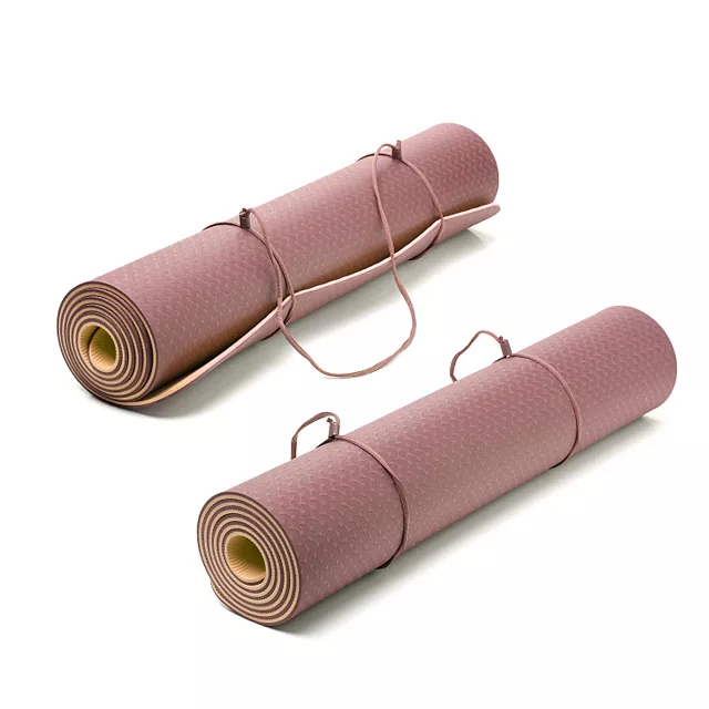 Zweifarbige TPE-Yogamatte