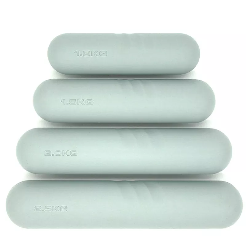 Hanteln mit Silikon-Griffmuster