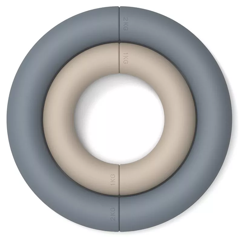 Halbrunde Hanteln aus Silikon